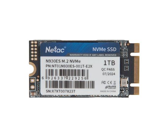 Твердотельный накопитель SSD M.2 NVMe 2242 1TB Netac N930ES Series / NT01N930ES-001T-E2X