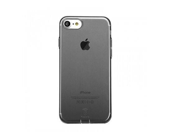 Чехол iPhone 7 / 8 / Baseus Silicone Case / Black (MQGK2) черный