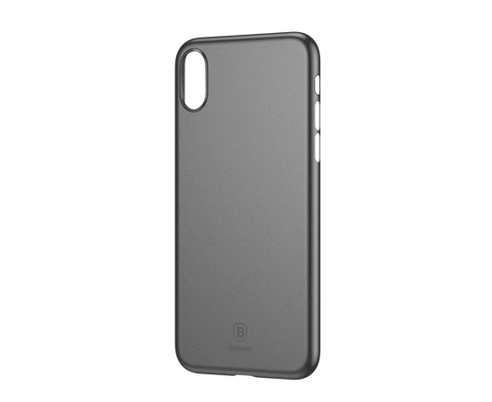 Чехол iPhone X / XS Baseus Silicone Case / черный