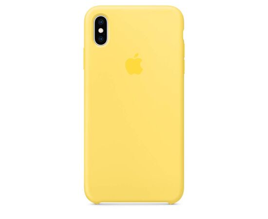 Чехол iPhone X / XS Silicone Case / Lemonade (MRG32) лимонный