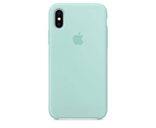 Чехол iPhone X / XS Silicone Case / Marine Green (MRRE2) морской