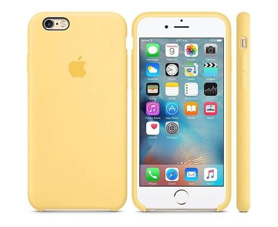 Чехол iPhone 6 / 6S Silicone Case / желтый, изображение 2