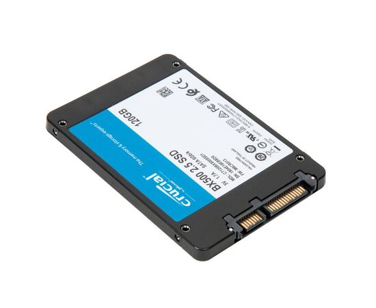 Твердотельный накопитель SSD 2.5 SATA3 120Gb Crucial BX500 CT120BX500SSD1, изображение 2