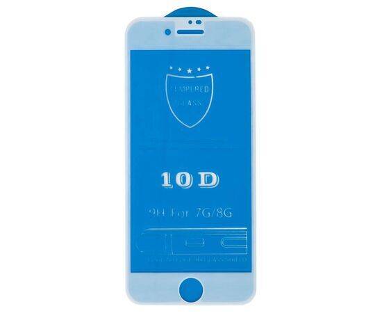 Защитное 10D стекло 9H iPhone 7 / 8 / белый