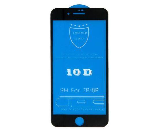 Защитное 10D стекло 9H iPhone 7 Plus / 8 Plus / черный