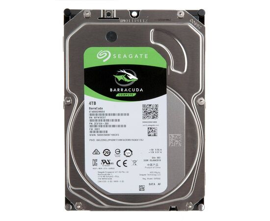 Жесткий диск HDD 3.5 SATA3 Seagate Barracuda 4Tb 5400rpm 256Mb ST4000DM004