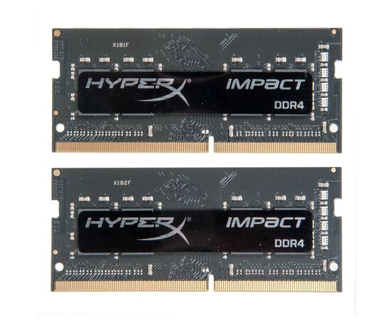 Оперативная память SO-DIMM DDR4 Kingston HyperX Impact 16Gb Kit 2x8Gb PC-21300 - 2666MHz HX426S15IB2K2/16