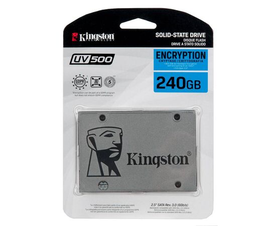 Твердотельный накопитель SSD 2.5 SATA3 240Gb Kingston UV500 SUV500/240G