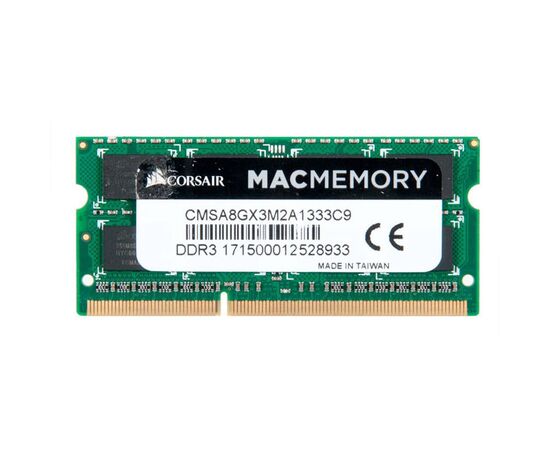 Оперативная память SO-DIMM DDR3 Corsair 4Gb 1333MHz CMSA8GX3M2A1333C9