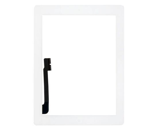 Тачскрин с кнопкой HOME iPad 3 / A1416 A1430 A1403 белый / OEM, изображение 2