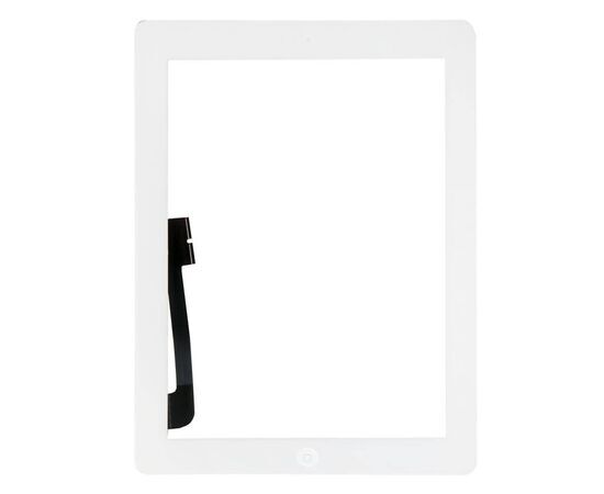 Тачскрин iPad 3 с кнопкой HOME / белый / AAA