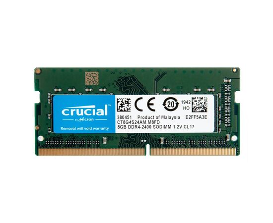 Оперативная память SO-DIMM DDR4 Crucial 8Gb PC4-19200 - 2400MHz CT8G4SFS824AM for Mac