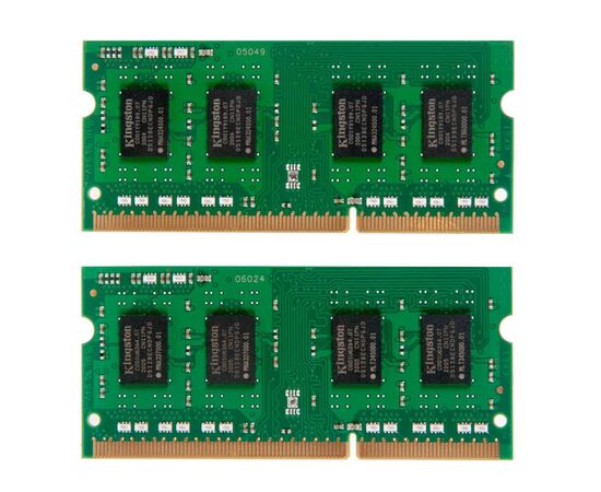 Оперативная память SO-DIMM DDR3 Kingston 8Gb kit 2x4GB PC-12800 - 1600MHz KVR16LS11K2/8, изображение 2