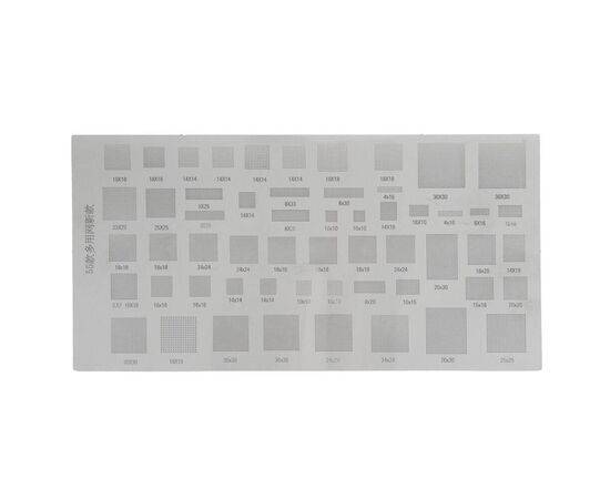 Трафареты BGA IC 55в1 универсальный