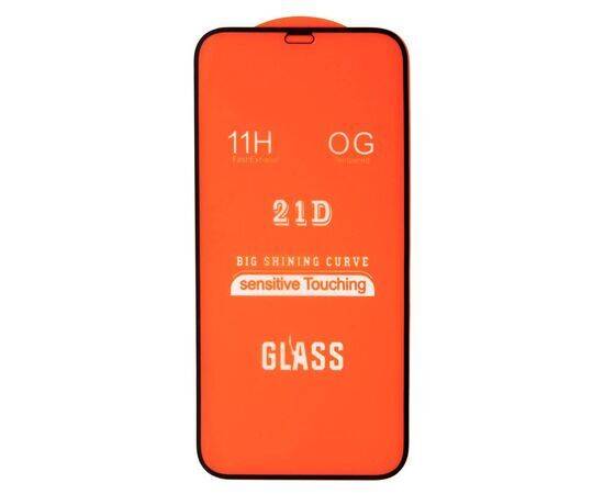 Защитное 21D стекло 11H iPhone 12 / 12 Pro / черный