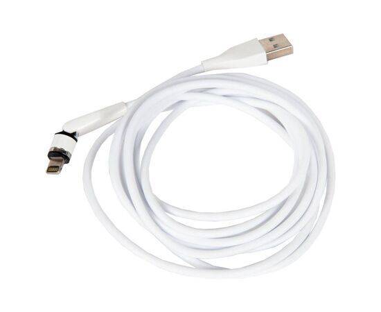 Кабель NOHON USB ↔ Lightning / съёмный магнитный разъем / белый 2m