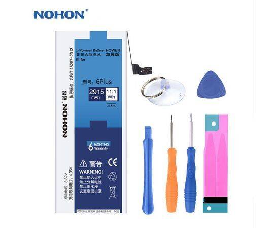 Аккумулятор NOHON iPhone 6 Plus / 2915mAh + набор для замены
