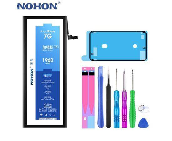 Аккумулятор NOHON iPhone 7 / 1960mAh + набор для замены