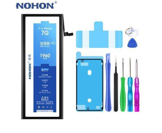 Аккумулятор NOHON iPhone 7 / 1960mAh + набор для замены, изображение 3