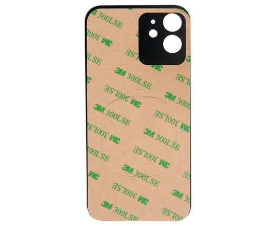 Заднее стекло iPhone 12 черный, изображение 2