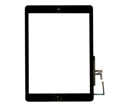 Тачскрин с кнопкой HOME iPad 5 (2017) / черный / A1822 A1823 821-1893 / OEM