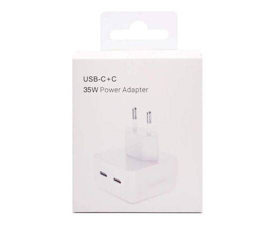 Адаптер блок питания 35W с двумя портами USB-C+C / OEM