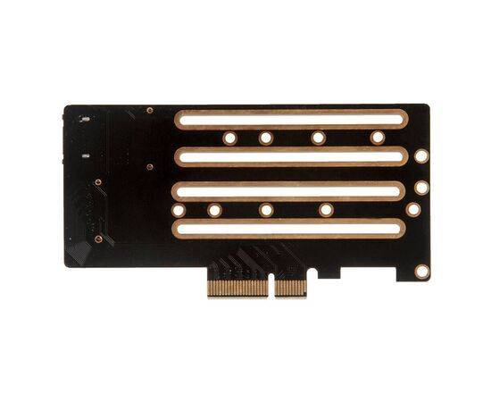 Плата расширения для SSD M.2 SATA / M.2 NVMe / SATA3 data в разъем PCIe x4 / NFHK N-NGFF-4U, изображение 2