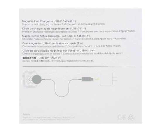 Магнитный / зарядный кабель USB-C Apple Watch 1m / ORIG, изображение 2