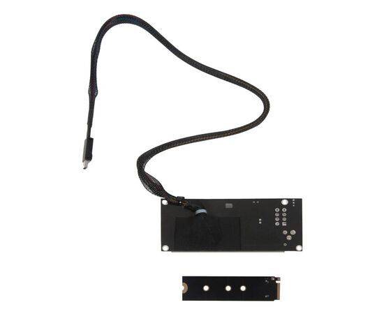 Переходник для SFF-8612 Oculink в M.2 NVMe eGPU + плата с доп питанием и разъемом PCIe x16 и SFF-8611 + кабель данных / NFHK N-8611A N-PU03, изображение 2