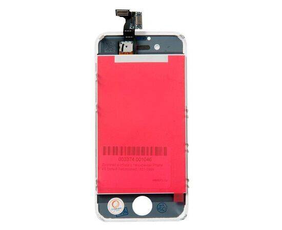Дисплей в сборе iPhone 4S / переклей (Refurbished) / белый, изображение 3