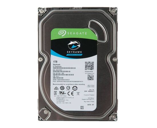 Жесткий диск HDD 3.5 SATA3 Seagate Surveillance SkyHawk 1Tb 6Gb/s 5900rpm 64Mb ST1000VX005