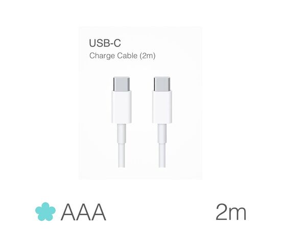 Зарядный кабель USB-C 2m для блока питания MacBook / AAA