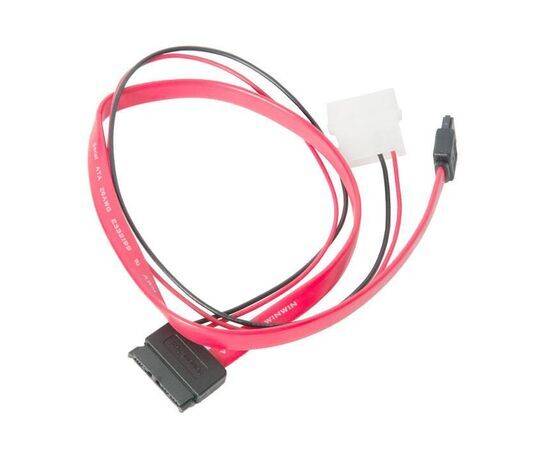 Кабель Slim SATA Greenconnect Slim SATA 13pin / SATA2 7pin / Molex 4pin