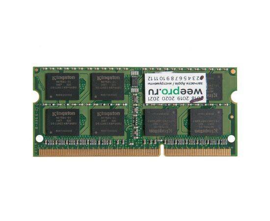 Оперативная память SO-DIMM DDR3L Kingston 8Gb PC-12800 - 1600MHz KVR16LS11/8, изображение 2