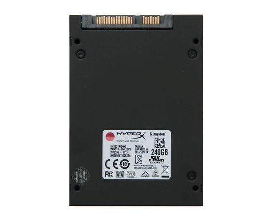 Твердотельный накопитель SSD 2.5 SATA3 240Gb Kingston HyperX Savage SHSS37A/240G, изображение 2