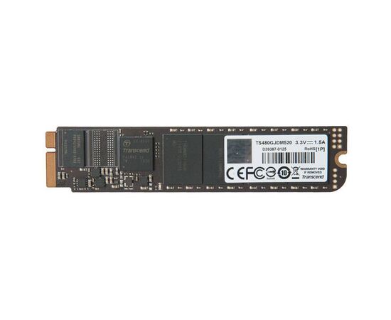 Твердотельный накопитель SSD 480Gb Transcend JetDrive 520 TS480GJDM520 MacBook Air 11 13 A1465 A1466 Mid 2012, изображение 2