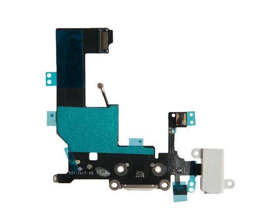 Шлейф зарядки нижний с аудио iPhone 5 белый / 821-1417 / AAA, изображение 2