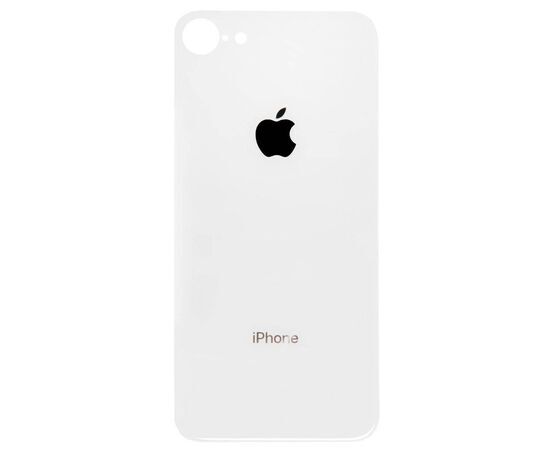 Заднее стекло iPhone 8 серебристый, изображение 2
