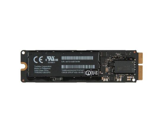 Твердотельный накопитель SSD 128Gb Toshiba THNSN2128GSPS MacBook Air 11 13 A1465 A1466 MacBook Pro 13 15 Retina A1502 A1398 655-1816B
