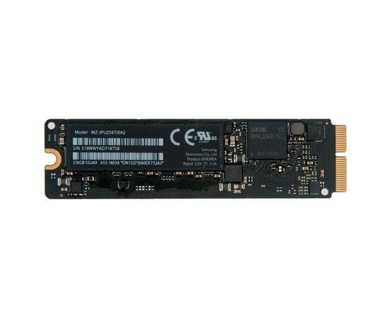 Твердотельный накопитель SSD 256Gb Samsung MZ-JPU256T MacBook Air 11 13 A1465 A1466 MacBook Pro 13 15 Retina A1398 A1502 Late 2013 Ealry 2014 Mid 2014 655-1803-B 655-1838-C 655-1803-D 655-1817-A