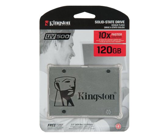Твердотельный накопитель SSD 2.5 SATA3 120Gb Kingston UV500 SUV500S37/120G