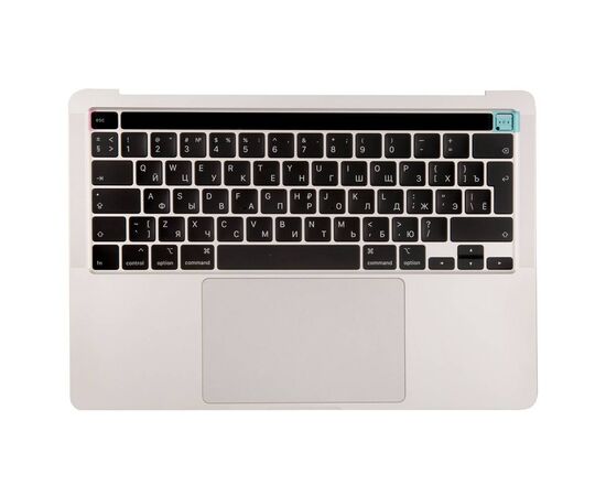 Топкейс с клавиатурой RUS РСТ трекпадом и АКБ A1964 MacBook Pro 13 A2251 Silver 661-15957 / AASP