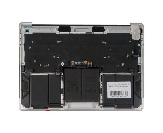 Топкейс с клавиатурой US трекпадом и АКБ A1964 MacBook Pro 13 Retina A1989 Silver 661-10361 / AASP, изображение 4