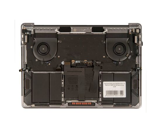 Топкейс с клавиатурой RUS РСТ трекпадом и АКБ A1964 MacBook Pro 13 Retina A1989 Space Grey 661-10040 / AASP, изображение 2