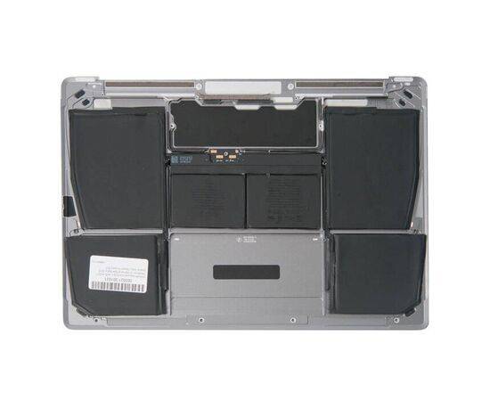 Нижняя крышка корпуса с АКБ A1527 MacBook 12 Retina A1534 Early 2015 Space Grey Серый Космос Б/У, изображение 2