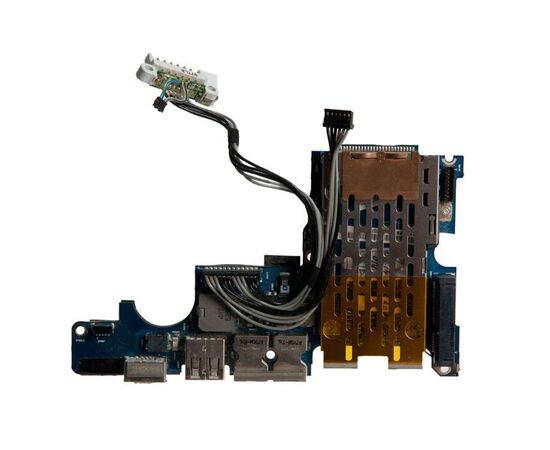 Плата I/O с разъемами Audio USB MagSafe MacBook Pro 15 A1260 Early 2008 661-5989 076-1318 922-8356 820-2273-A Б/У
