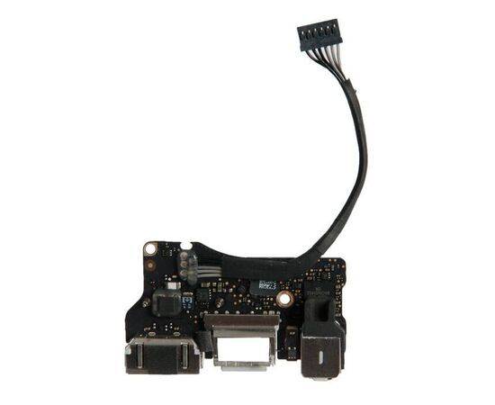 Плата I/O с разъемами Audio USB MagSafe 2 MacBook Air 13 A1466 Mid 2013 - Mid 2017 / 923-0439 820-3455-A / поставка AASP