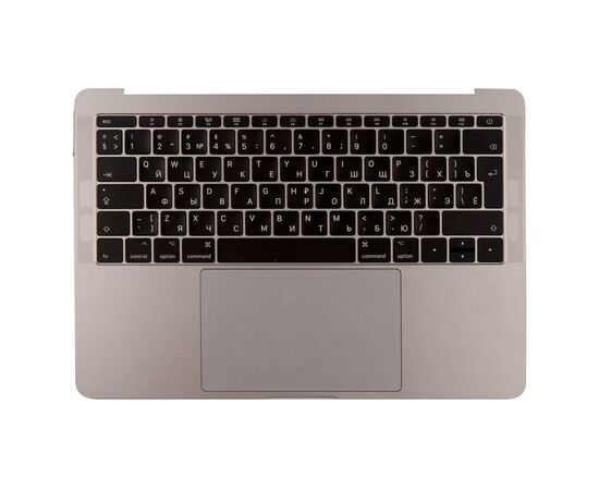 Топкейс с клавиатурой RUS РСТ трекпадом и АКБ A1713 MacBook Pro 13 A1708 Space Grey 661-07946 / AASP