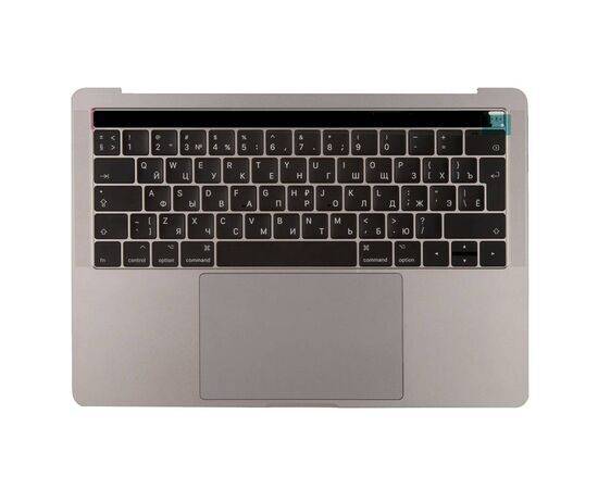 Топкейс с клавиатурой RUS РСТ трекпадом и АКБ A1819 MacBook Pro 13 Retina A1706 Space Grey 661-07950 / AASP