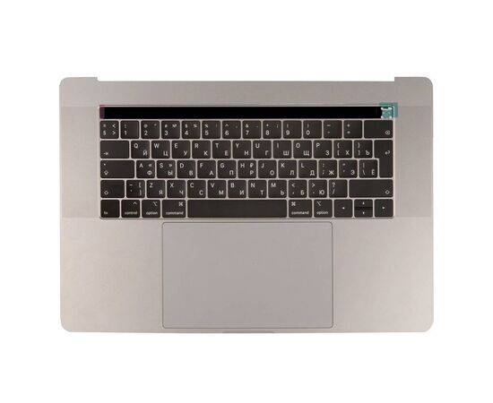 Топкейс с клавиатурой RUS РСТ трекпадом и АКБ A1820 MacBook Pro 15 A1707 Space Grey 661-06377 / AASP